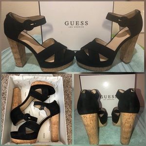 ‼️ NIB‼️ Stunning Suede Platform sandals